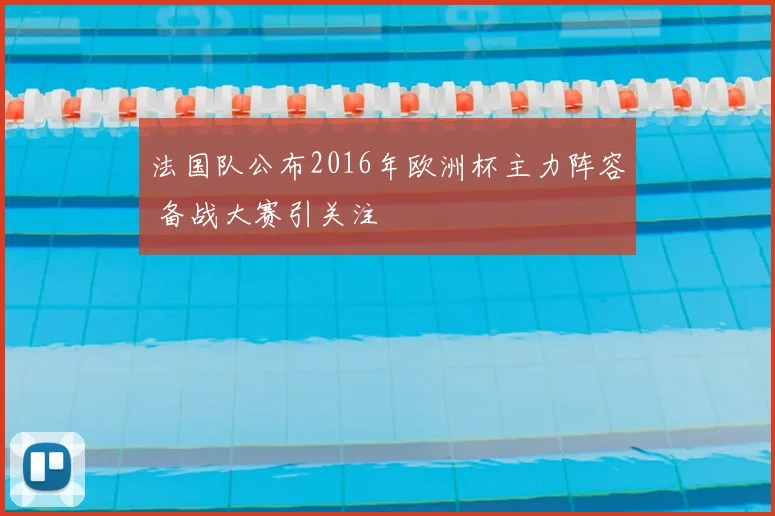 法国队公布2016年欧洲杯主力阵容 备战大赛引关注